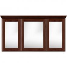 Strasser Woodenwork 01-863 - 48 X 6.5 X 27 Simplicity Med Tri-View R''D/Mir Dark Alder