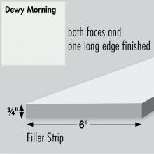 Strasser Woodenwork 01-476 - 6 X .75 X 36 Simplicity Filler Dewy Morning