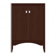 Strasser Woodenwork 36-741 - 24 X 21 X 34.5 Wallingford View Vanity Tiered Miter Choc Cherry Std