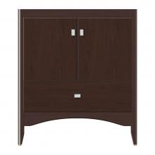 Strasser Woodenwork 37-244 - 30 X 18 X 34.5 Wallingford Vanity Tiered Miter Choc Cherry Std