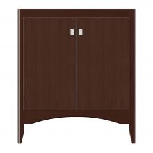 Strasser Woodenwork 37-269 - 30 X 21 X 34.5 Wallingford View Vanity Tiered Miter Choc Oak Std