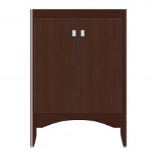 Strasser Woodenwork 37-272 - 24 X 18 X 34.5 Wallingford View Vanity Tiered Miter Choc Oak Std