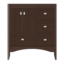 Strasser Woodenwork 37-300 - 30 X 18 X 34.5 Wallingford Vanity Tiered Miter Choc Oak Rh