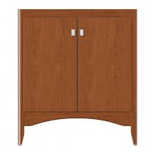 Strasser Woodenwork 37-316 - 30 X 18 X 34.5 Wallingford View Vanity Tiered Miter Cinn Cherry Std