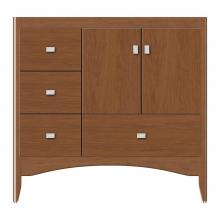 Strasser Woodenwork 37-358 - 36 X 21 X 34.5 Wallingford Vanity Tiered Miter Cinn Cherry Lh