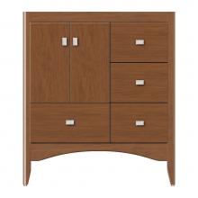 Strasser Woodenwork 37-363 - 30 X 18 X 34.5 Wallingford Vanity Tiered Miter Cinn Cherry Rh