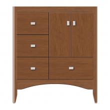 Strasser Woodenwork 37-362 - 30 X 21 X 34.5 Wallingford Vanity Tiered Miter Cinn Cherry Lh