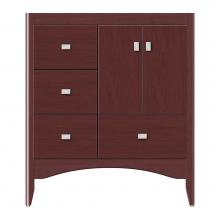 Strasser Woodenwork 37-420 - 30 X 18 X 34.5 Wallingford Vanity Tiered Miter Dk Cherry Lh