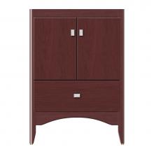 Strasser Woodenwork 37-423 - 24 X 18 X 34.5 Wallingford Vanity Tiered Miter Dk Cherry Std