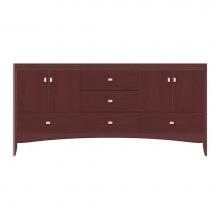 Strasser Woodenwork 37-431 - 72 X 21 X 34.5 Wallingford Vanity Tiered Miter Dk Cherry Db