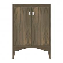 Strasser Woodenwork 37-433 - 24 X 18 X 34.5 Wallingford View Vanity Tiered Miter Dusky Oak Std