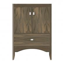 Strasser Woodenwork 37-460 - 24 X 21 X 34.5 Wallingford Vanity Tiered Miter Dusky Oak Std