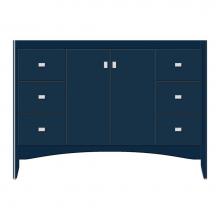 Strasser Woodenwork 37-500 - 48 X 18 X 34.5 Wallingford View Vanity Tiered Miter Lapis Night Sb