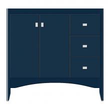 Strasser Woodenwork 37-503 - 36 X 21 X 34.5 Wallingford View Vanity Tiered Miter Lapis Night Rh