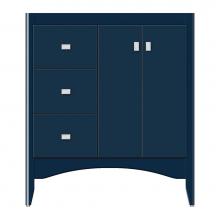 Strasser Woodenwork 37-510 - 30 X 18 X 34.5 Wallingford View Vanity Tiered Miter Lapis Night Lh