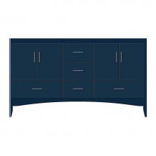 Strasser Woodenwork 37-527 - 60 X 21 X 34.5 Wallingford Vanity Tiered Miter Lapis Night Db