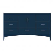 Strasser Woodenwork 37-531 - 60 X 21 X 34.5 Wallingford Vanity Tiered Miter Lapis Night Sb