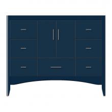 Strasser Woodenwork 37-535 - 42 X 21 X 34.5 Wallingford Vanity Tiered Miter Lapis Night Sb