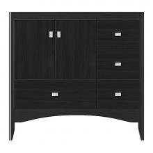 Strasser Woodenwork 37-596 - 36 X 18 X 34.5 Wallingford Vanity Tiered Miter Midnight Oak Rh