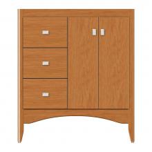 Strasser Woodenwork 37-624 - 30 X 21 X 34.5 Wallingford View Vanity Tiered Miter Nat Cherry Lh