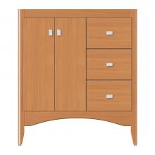 Strasser Woodenwork 37-748 - 30 X 18 X 34.5 Wallingford View Vanity Tiered Miter Nat Oak Rh