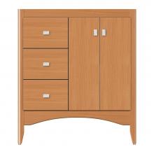 Strasser Woodenwork 37-750 - 30 X 18 X 34.5 Wallingford View Vanity Tiered Miter Nat Oak Lh