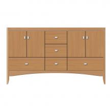 Strasser Woodenwork 37-767 - 60 X 21 X 34.5 Wallingford Vanity Tiered Miter Nat Oak Db