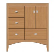 Strasser Woodenwork 37-784 - 30 X 18 X 34.5 Wallingford Vanity Tiered Miter Nat Oak Lh