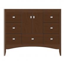 Strasser Woodenwork 37-834 - 42 X 18 X 34.5 Wallingford Vanity Tiered Miter Pecan Cherry Sb