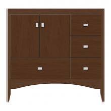 Strasser Woodenwork 37-836 - 36 X 18 X 34.5 Wallingford Vanity Tiered Miter Pecan Cherry Rh