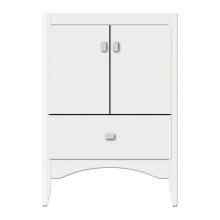 Strasser Woodenwork 37-905 - 24 X 21 X 34.5 Wallingford Vanity Tiered Miter Powder Grey Std