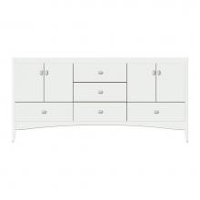 Strasser Woodenwork 37-911 - 72 X 21 X 34.5 Wallingford Vanity Tiered Miter Powder Grey Db