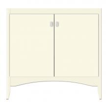 Strasser Woodenwork 37-932 - 36 X 18 X 34.5 Wallingford View Vanity Tiered Miter Sat Biscuit Std