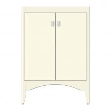 Strasser Woodenwork 37-931 - 24 X 18 X 34.5 Wallingford View Vanity Tiered Miter Sat Biscuit Std