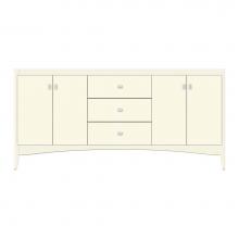 Strasser Woodenwork 37-935 - 72 X 21 X 34.5 Wallingford View Vanity Tiered Miter Sat Biscuit Db