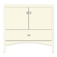 Strasser Woodenwork 37-966 - 36 X 18 X 34.5 Wallingford Vanity Tiered Miter Sat Biscuit Std