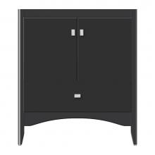 Strasser Woodenwork 38-025 - 30 X 21 X 34.5 Wallingford Vanity Tiered Miter Sat Black Std