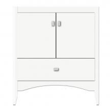 Strasser Woodenwork 38-141 - 30 X 21 X 34.5 Wallingford Vanity Tiered Miter Sat White Std