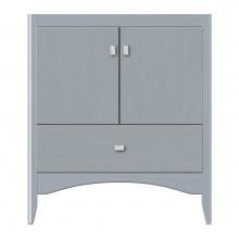 Strasser Woodenwork 38-206 - 30 X 18 X 34.5 Wallingford Vanity Tiered Miter Silver Oak Std