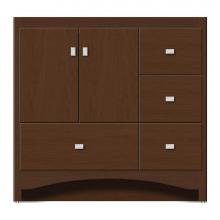 Strasser Woodenwork 46-890 - 36 X 21 X 34.5 Ravenna Vanity Tiered Miter Pecan Cherry Rh