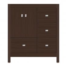 Strasser Woodenwork 59-241 - 30 X 21 X 34.5 Alki Essence Vanity Tiered Miter Choc Oak Rh