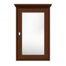 Strasser Woodenwork 71-758 - 19 X 6.5 X 31.5 Inset Med Cab Single Door Tiered Miter Pecan Cherry