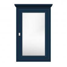 Strasser Woodenwork 71-763 - 19 X 6.5 X 31.5 Inset Med Cab Single Door Tiered Miter Lapis Night