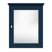 Strasser Woodenwork 71-764 - 24 X 6.5 X 31.5 Inset Med Cab Single Door Tiered Miter Lapis Night