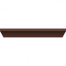 Strasser Woodenwork 84.527 - 12 X 2.25 X 5.5 Modern Crown 12In Cubby Choc Cherry