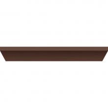 Strasser Woodenwork 83.348 - 12 X 2 X 6.25 Contemp Crown 12In Cubby Choc Oak