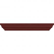 Strasser Woodenwork 84.074 - 12 X 2.25 X 5.5 Traditional Crown 12In Cubby Dk Cherry