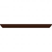 Strasser Woodenwork 84.046 - 24 X 2.25 X 5.5 Traditional Crown 24In Cubby Choc Cherry