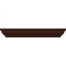 Strasser Woodenwork 84.072 - 12 X 2.25 X 5.5 Traditional Crown 12In Cubby Choc Cherry