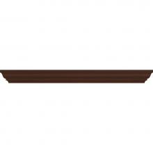 Strasser Woodenwork 83.364 - 20 X 2.25 X 21 Traditional Crown Furn/Accent Linen Choc Oak